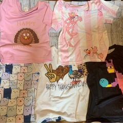 Tシャツ 110〜130 キッズ 子供服 派手柄 動物 17枚 まとめの画像