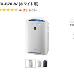 Panasonic F-VX40H3 加湿空気清浄機の画像