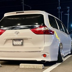USトヨタ シエナ エアサス公認 8ナンバー 車検満タン！の画像