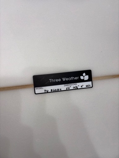 【手渡し希望】【初心者セット】サーフボード THREEWEATHER BLACKS 付属品多数