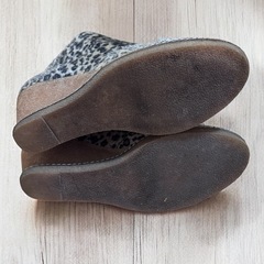 FONT レオパード柄 ウェッジソール ブーツ イタリア製の画像