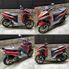 ★トリシティ125 SE82J 部品取り車/ジャンク扱い マフラー等欠品有 クランキングOKも異音有★TRIX★の画像