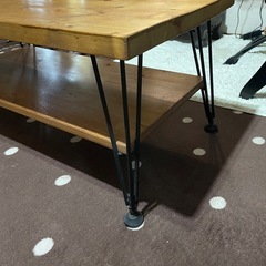 [決定済！]　あげます⭐️早い方が優先⭐️アンティークローテーブル⭐️無垢材の画像