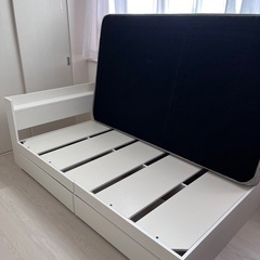 セミダブルベッド　マットレスの画像
