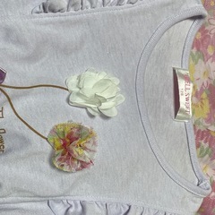 【比較的美品】SMELL SWEET 切り替えワンピース120の画像
