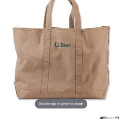未使用！　LLBean グローサリートートの画像