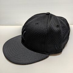 ◆希少オールメッシュ｜NEW ERA｜59FIFTY｜7-1/4｜57.7cm｜ブラック｜Yankees｜ニューエラ｜ヤンキース｜キャップ｜MLB｜野球帽の画像