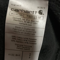 Carhartt✨️パーカー黒の画像