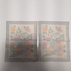 琉球紅型　敷物２枚　飾りの画像