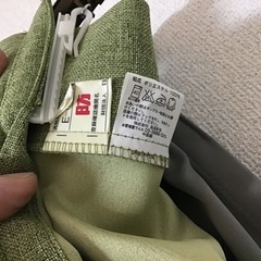 カーテン　モスグリーンの画像