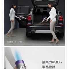 ダイソン Dyson Cyclone V10 Fluffy 掃除機＋スタンドの画像