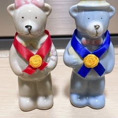 くま　箸置きand塩コショウいれの画像