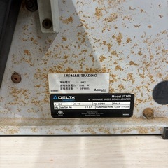 DELTA 卓上手押しカンナ JT160の画像