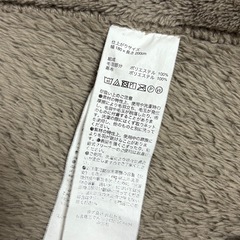 無印＊ダブルサイズ＊あたたかファイバー厚手毛布の画像