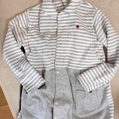 マタニティパジャマ POLO 冬用裏起毛 M〜Lサイズ 産前産後兼用 上下セットの画像