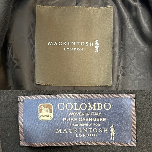 MACKINTOSH LONDONマッキントッシュロンドンチェスターコートトレンチコートステンカラーコートカシミヤカシミア100％