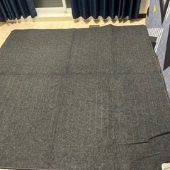 SANYO ホットカーペット ダークグレー の画像