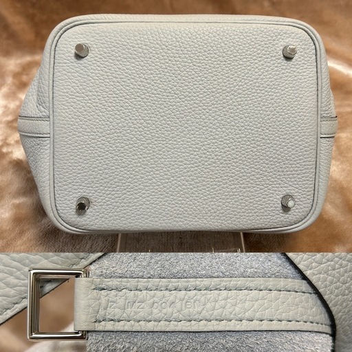 エルメス HERMES ピコタンロック MMホワイト白色系
