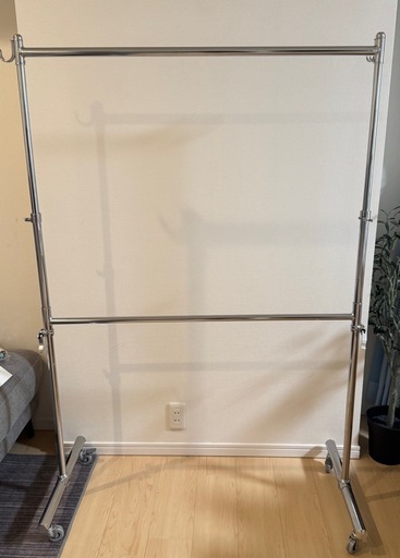 【美品】川口工器 頑丈ハンガーラック（幅116cm） 耐荷重100kg