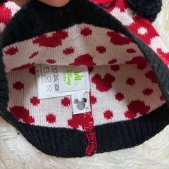 ディズニー　ミニー　冬用ベビー帽子　40〜42cm 女の子　の画像