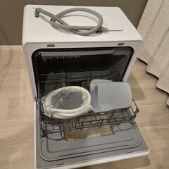 【ほぼ新品】工事不要！THANKO ラクア ファミリーワイド 食器洗い乾燥機（5人分）の画像