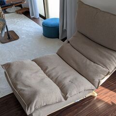 ドウシシャ FFS-BE ふわふわリラックスチェアの画像