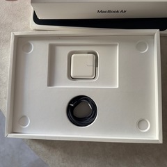 MacBookAir M2 2020 16G 256G ミッドナイト ケース付きの画像