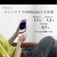 新品未使用 iwalk モバイルバッテリーの画像