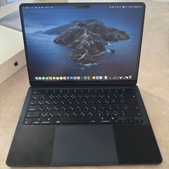 MacBookAir M2 2020 16G 256G ミッドナイト ケース付きの画像