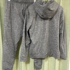NIKE ナイキドライフィット　速乾ストレッチジャージ上下セット　グレー　サイズL スタンダードフィット セットアップ スウェットの画像