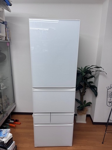 TOSHIBA 東芝 ノンフロン冷凍冷蔵庫 型名：GR-K41GXV(ZW) 製造年：2017年