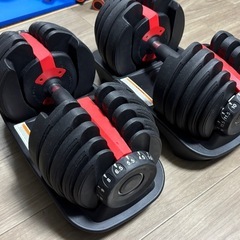 トレーニングベンチ　+ ダンベル 可変式 2.5〜24kgの画像