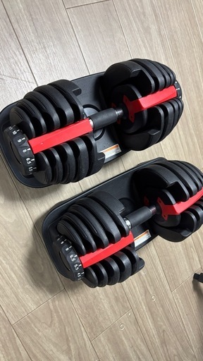 トレーニングベンチ　+ ダンベル 可変式 2.5〜24kg