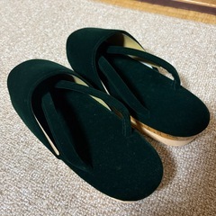 冬用草履　女性用　ベルベットの画像