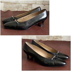 サルバトーレフェラガモ【22.5㎝位】パンプス☆クリーニングお手入れ済6329の画像