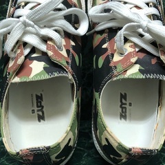 ZIPz SHOSE  迷彩　スニーカー　レア　26cm 美品の画像