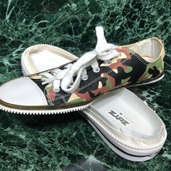 ZIPz SHOSE  迷彩　スニーカー　レア　26cm 美品の画像