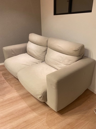 無印ソファ　2.5シーター　ハイバック