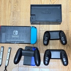 Nintendo Switch ネオンブルー/ネオンレッド 本体とおまけおまけの画像