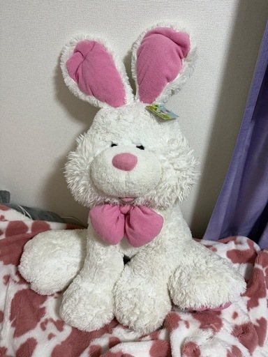 コストコ　うさぎ　ぬいぐるみ　BIG　白