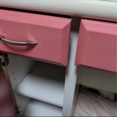 ※お取引中💡⠜ ピンクの大容量ドレッサー【11/24までに引取希望】の画像