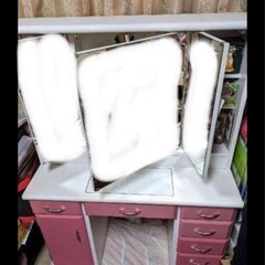 ※お取引中💡⠜ ピンクの大容量ドレッサー【11/24までに引取希望】の画像