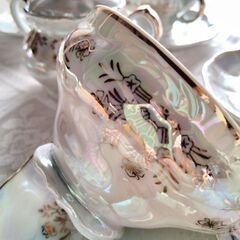 新品 TK Lovely Pearl 　カップ＆ソーサー　ティーカップ　パールの画像