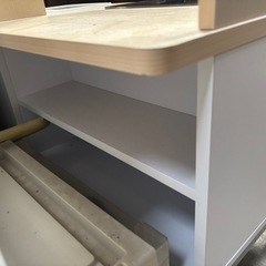 木製おままごとキッチン　組立済みの画像