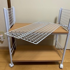 収納ワゴン キャスター付き 押入れ収納の画像