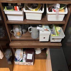 三段棚(ブラウン)の画像
