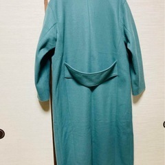Re:EDIT グリーン ロングチェスターコートの画像