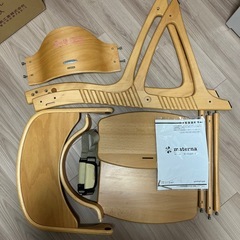 大人まで使えるベビーチェアの画像