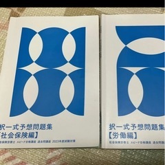 2023 2024 セット　社会保険労務士　予想問題集　フォーサイト　スピード合格講座　選択式　択一式の画像