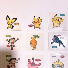 ポケモンシール デコキャラ 12枚セット おまけつき  ポケモンデコキャラシール  ピカチュウ  ポケットモンスターの画像